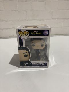 QTY OF ITEMS INCLUDING MAYA LOPEZ MARVEL HAWKEYE FUNKO POP