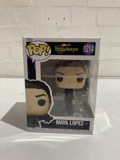 QTY OF ITEMS INCLUDING MAYA LOPEZ MARVEL HAWKEYE FUNKO POP