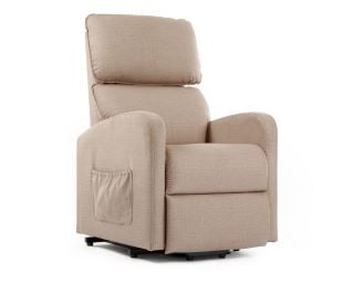 CARECO ALMOND CASTELLO SINGLE MOTOR RISE RECLINER £719.99