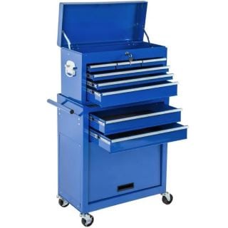 TECTAKE BLUE TOOL CHESWITH 10 COMPARTMENTS £179.99