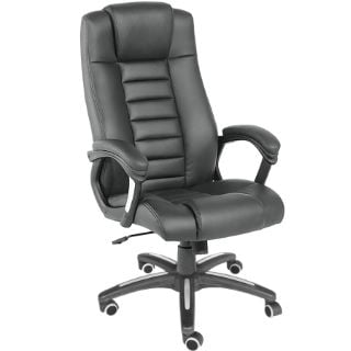 TECTAKE OFFICE CHAIR BLACK £124.00