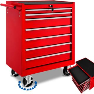 TECTAKE RED TOOL CHEST WITH 7 DRAWERS £199.00