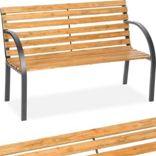 TECTAKE GARDEN BENCH MICHA 119.5 - 62 - 83CM £79.00