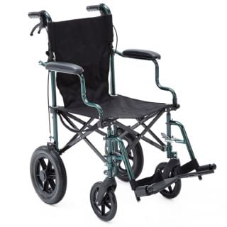 CARECO RACING GREEN AVIGO COMACT LITE WHEELCHAIR £239.99