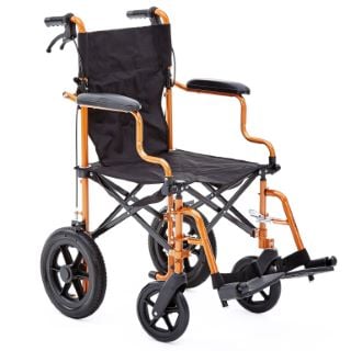 CARECO BURNT ORANGE AVIGO COMPACT LITE WHEELCHAIR £239.99