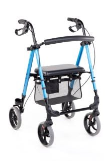 2 CARECO BREEZE 8 HEIGHT ADJUSTABLE ROLLATOR £191.99