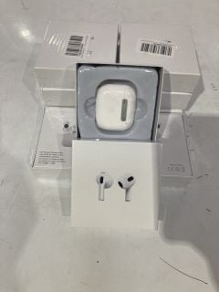 10 X WHITE BLUETOOTH EARPHONES