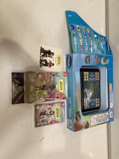 1 X KIDS V183360492 EDUCATIONAL TABLET, 1 X TREASURES OF AEGEAN COLLECTORS EDITION NINTENDO SWITCH