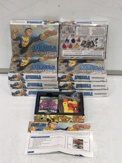 QTY OF ASSORTED ITEMS TO INCLUDE BOARD GAMES TO INCLUDE INVINCIBLE THE DICE GAME