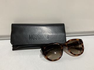 MOSCHINO BROWN WOMEN'S SUNGLASSES 54MM