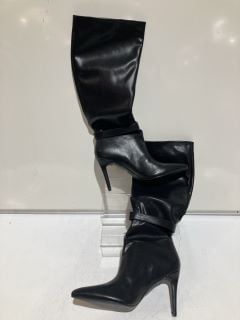 SIMMI LONDON ACER BLACK BOOTS SIZE 7 WOMEN