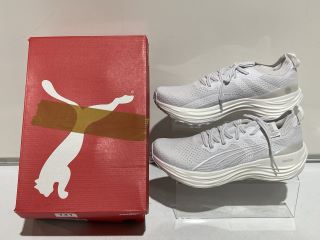 PUMA FOREVER RUN NITRO WHITE/GREY SIZE 6.5 WOMEN