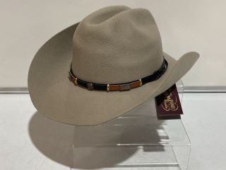 GLADWIN BOND HATTERS LONDON SAND COWBOY HAT SIZE L