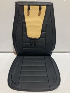 2X BLACK CAR SEAT CUSHION