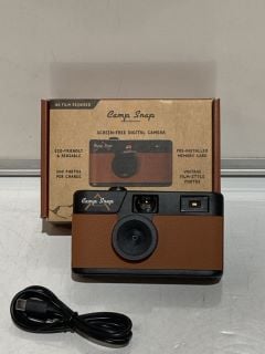 CAMP SNAP SCREEN-FREE DIGITAL CAMERA BROWN