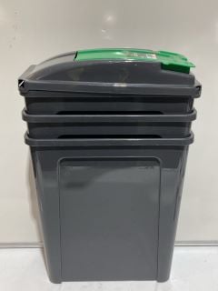 WHAM 25L RECYCLING BIN GRAPHITE/BLUE