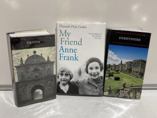 BOX OF ASSORTED BOOKS TO INCLUDE MY FRIEND ANNE FRANK BY HANNAH PICK-GOSLAR