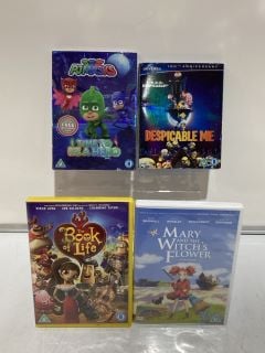 QTY OF MOVIE DVDS TO INCLUDE DESPICABLE ME