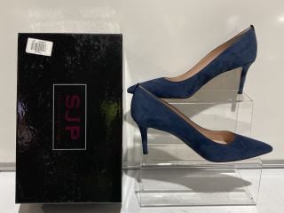 SJP FAWN SU70 COLOUR NAVY SUEDE SIZE 39 TOTAL RRP £255