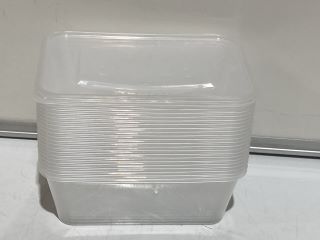 QTY OF COOKING SUPPLIES TO INCLUDE PLASTIC CONTAINERS