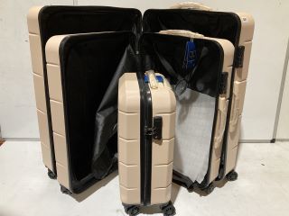 LUGG LOCKABLE SUITCASE TAN