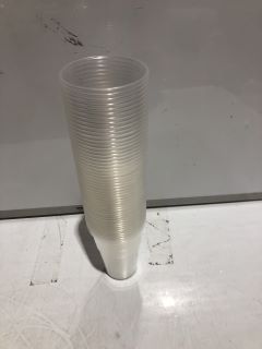 QTY OF CUPS TO INCLUDE H-PACK CLEAR PLASTIC CUPS