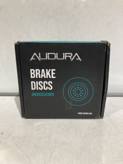 QTY OF ASSORTED ITEMS TO INCLUDE UKALOU BIKE SUSPENSION FORK SIZE 26" & AUDURA BRAKE DISCS