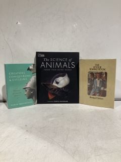 QTY OF ASSORTED BOOKS TO INCLUDE THE SCIENCE OF ANIMALS INSIDE THEIR SECRET WORLD BY CHRIS PACKHAM