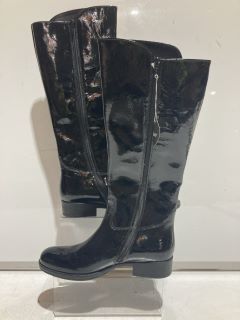 GABOR ADELINA COLOR MED BLACK PATENT SIZE 6 TOTAL RRP £74