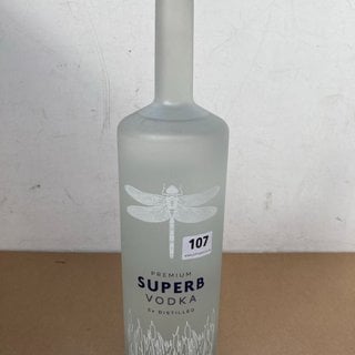 (COLLECTION ONLY) SUPERB PREMIUM VODKA 3L 37.5% VOL (WE OPERATE A CHALLENGE 25 POLICY. 18+ ID MAY BE REQUIRED UPON COLLECTION/DELIVERY, E.G. A VALID PASSPORT OR PHOTO DRIVING LICENC