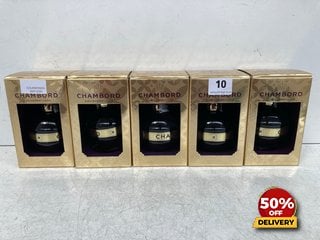 5 X BOTTLES OF CHAMBORD BLACK RASPBERRY LIQUEUR 20CL 16.5% VOL (WE OPERATE A CHALLENGE 25 POLICY. 18+ ID MAY BE REQUIRED UPON COLLECTION/DELIVERY, E.G. A VALID PASSPORT OR PHOTO DRIVING LICENCE): LOC