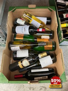 12 X BOTTLES OF ASSORTED WINES TO INCLUDE ANDEAN VINEYARDS MALBEC DRY RED WINE 75CL 12.5% VOL (WE OPERATE A CHALLENGE 25 POLICY. 18+ ID MAY BE REQUIRED UPON COLLECTION/DELIVERY, E.G. A VALID PASSPORT