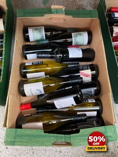 12 X BOTTLES OF ASSORTED WINES TO INCLUDE BEDFORD'S WINEMAKER'S COLLECTION CHARDONNAY 75CL 13% VOL (WE OPERATE A CHALLENGE 25 POLICY. 18+ ID MAY BE REQUIRED UPON COLLECTION/DELIVERY, E.G. A VALID PAS