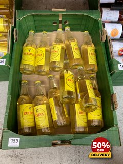 12 X BOTTLES OF RETSINA TRADITIONAL GREEK DRY WHITE WINE 50CL 11,5% VOL (WE OPERATE A CHALLENGE 25 POLICY. 18+ ID MAY BE REQUIRED UPON COLLECTION/DELIVERY, E.G. A VALID PASSPORT OR PHOTO DRIVING LICE