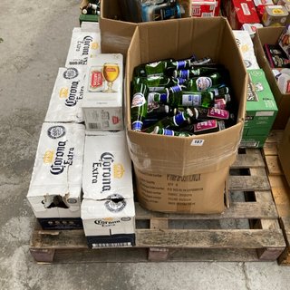 (COLLECTION ONLY) PALLET OF ASSORTED DRINKS TO INCLUDE ORCHARD PIG REVELLER MEDIUM CIDER 4.5% VOL 440ML ( B.B. DATE 03.2025 ), WE OPERATE A CHALLENGE 25 POLICY. 18+ ID MAY BE REQUIR