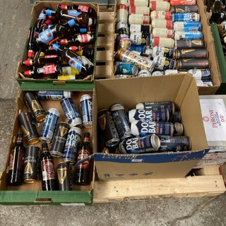 (COLLECTION ONLY) PALLET OF ASSORTED DRINKS TO INCLUDE HOBGOBLIN GOLD BEER 4.2% VOL 568ML ( B.B DATE 31.07.25 ), WE OPERATE A CHALLENGE 25 POLICY. 18+ ID MAY BE REQUIRED UPON COLLEC