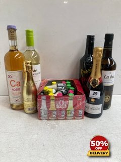 QUANTITY OF ASSORTED ALCOHOL TO INCLUDE LA INA FINO VERY DRY 75CL 15% VOL (WE OPERATE A CHALLENGE 25 POLICY. 18+ ID MAY BE REQUIRED UPON COLLECTION/DELIVERY, E.G. A VALID PASSPORT OR PHOTO DRIVING LI