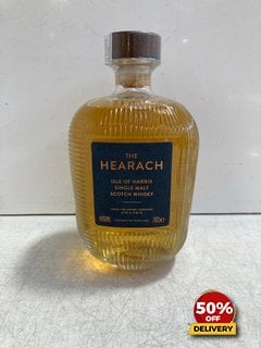 THE HEARACH ISLE OF HARRIS SINGLE MALT SCOTCH WHISKY 46% VOL 70CL (WE OPERATE A CHALLENGE 25 POLICY. 18+ ID MAY BE REQUIRED UPON COLLECTION/DELIVERY, E.G. A VALID PASSPORT OR PHOTO DRIVING LICENCE):