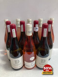 6 X BOTTLES OF COTEAUX BOURGUIGNONS DRY ROSE WINE 75CL 13% VOL TO ALSO INCLUDE 6X BOTTLES OF DASCHBOSCH CHENIN BLANC DRY WHITE WINE 2021 75CL 13.5% VOL (WE OPERATE A CHALLENGE 25 POLICY. 18+ ID MAY B