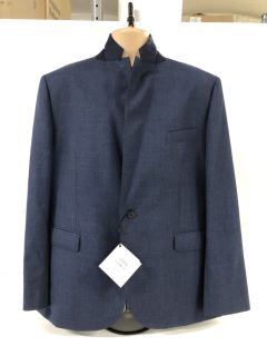 JOHN LEWIS WOOL HOPSACK REGULAR FIT SUIT JACKET - BLUE - SIZE: 48R - RRP.£170 (SUIT JACKET ONLY) (682690)