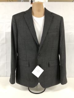 JOHN LEWIS S100 BIRDSEYE'S REGULAR FIT SUIT JACKET - GREY - SIZE: 40R - RRP.£170 (SUIT JACKET ONLY)(682690)