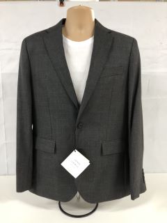 JOHN LEWIS S100 BIRDSEYE'S REGULAR FIT SUIT JACKET - GREY - SIZE: 40R - RRP.£170 (SUIT JACKET ONLY) (682690)