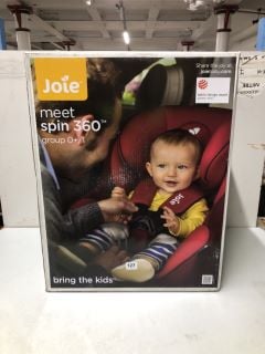 JOIE MEET SPIN 360 GROUP 0+/1 CHILD CAR SEAT - EMBER - RRP.£230