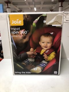 JOIE MEET SPIN 360 GROUP 0+/1 CHILD CAR SEAT - EMBER - RRP.£230