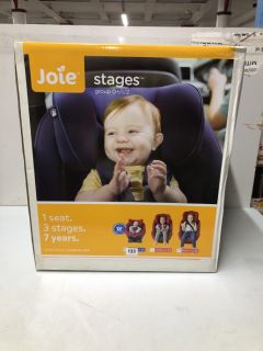 JOIE STAGES GROUP (0+/1/2) CHILD CAR SEAT - COAL - RRP.£160