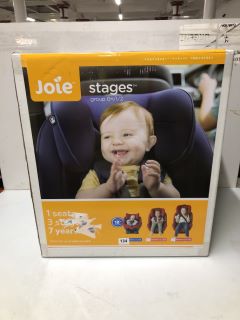 JOIE STAGES GROUP (0+/1/2) CHILD CAR SEAT - COAL - RRP.£160