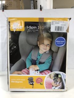 JOIE I-SPIN 360 I-SIZE CHILD CAR SEAT - COAL - RRP.£199