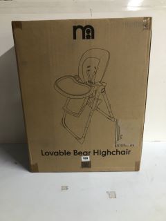 MOTHERCARE LOVABLE BEAR HIGHCHAIR - RRP.£60