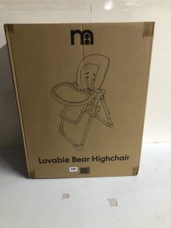 MOTHERCARE LOVABLE BEAR HIGHCHAIR - RRP.£60