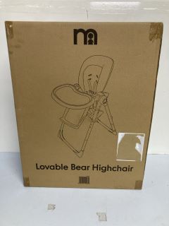 MOTHERCARE LOVABLE BEAR HIGHCHAIR - RRP.£60